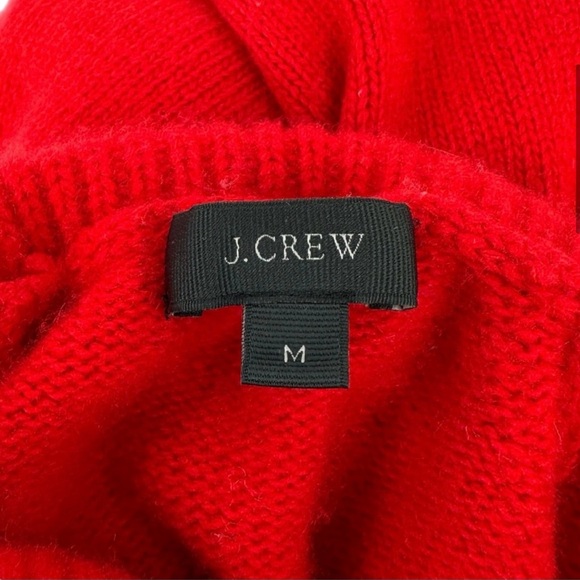 J.Crew Red Wool & Cashmere Turtleneck Pullover - Picture 4 of 5